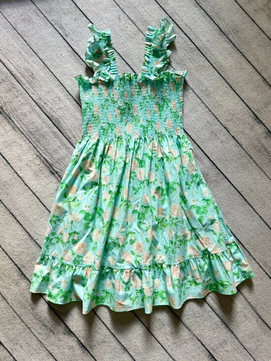 Hill House Dresses & Skirts - Hill House Nap Dress, Sz. Small, Light Blue w/ Light Pink Flowers, Romantic, EUC